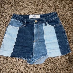 Hollister mix and match denim shorts size 3 /26